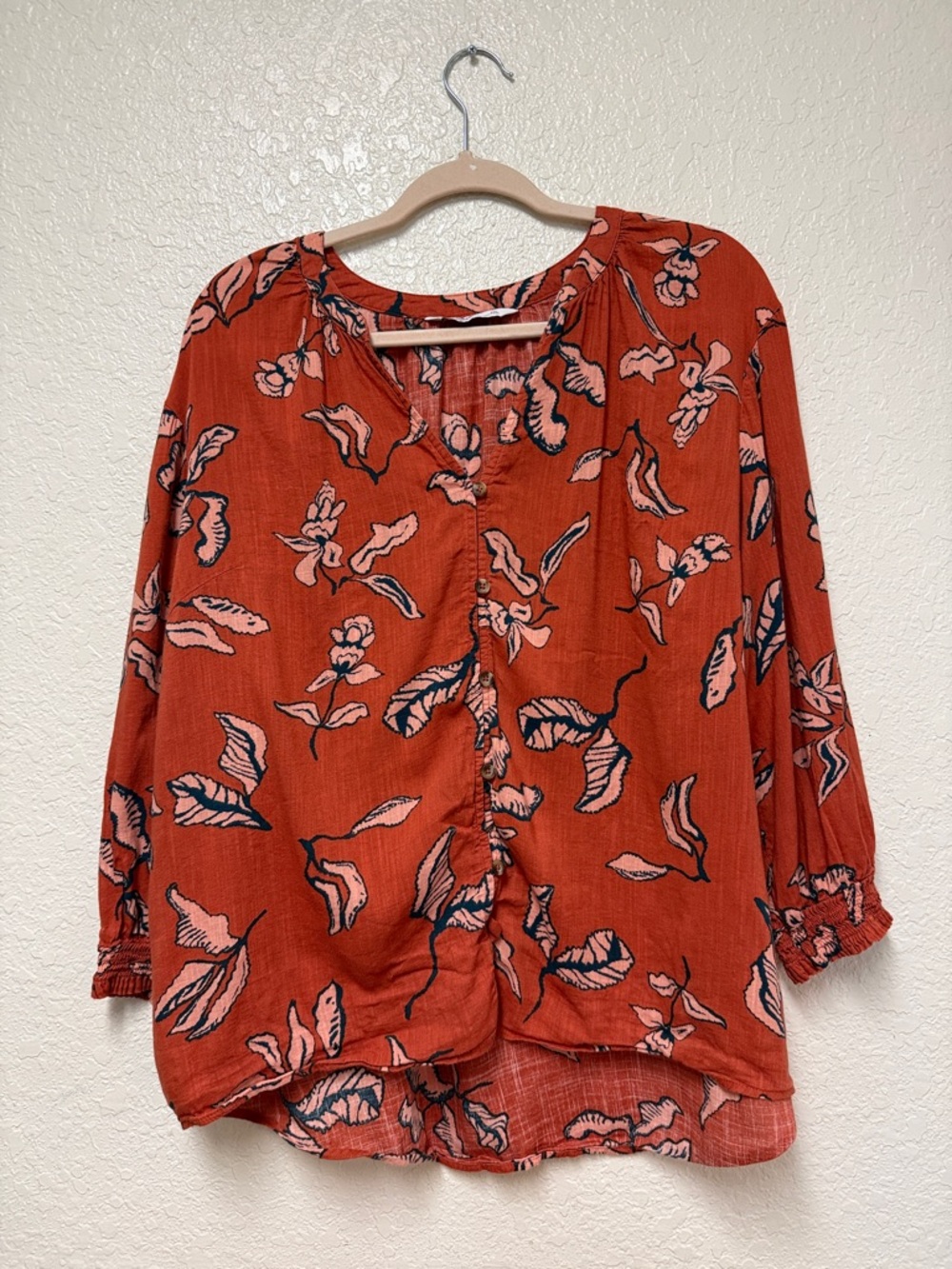 SONOMA Floral Print Women's Top Size XXL